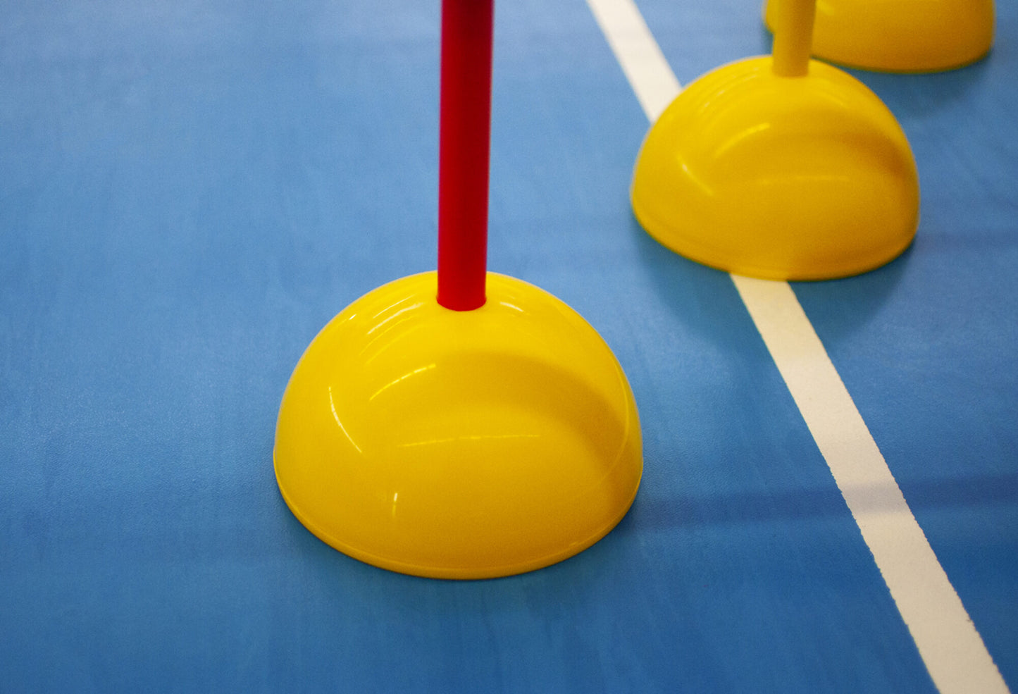 Powershot Slalomstangen-Set Indoor mit Standfuß inkl. Transporttasche - machsport
