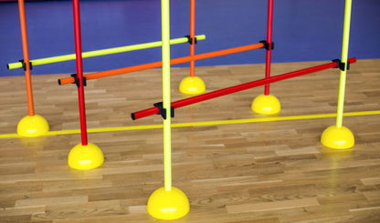 Powershot Slalomstangen-Set Indoor mit Standfuß inkl. Transporttasche - machsport