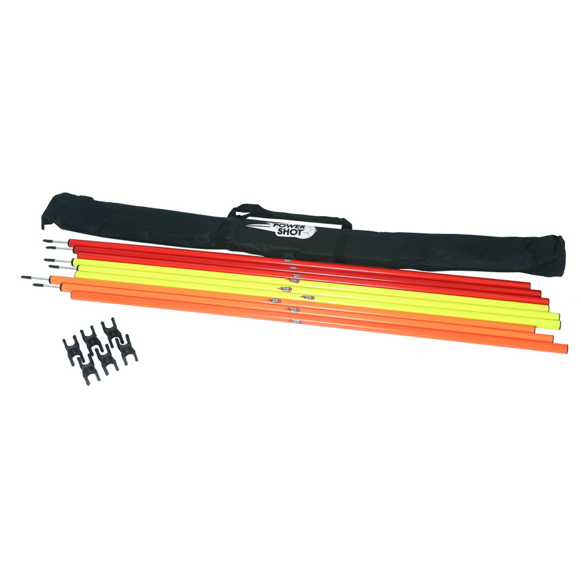 Powershot Slalomstangen-Set Outdoor inkl. Transporttasche - machsport – Bild 