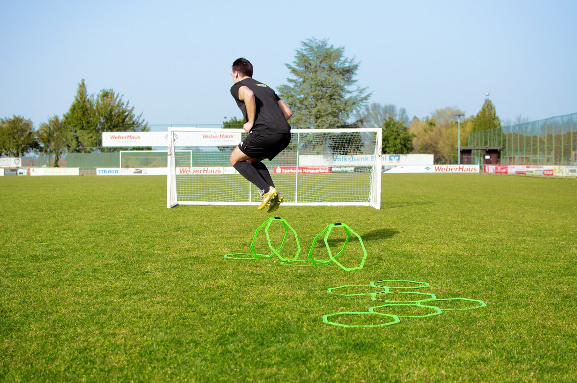 Powershot 12er Set - Achteckige Koordinationsringe (Oktogon) - machsport – Bild 