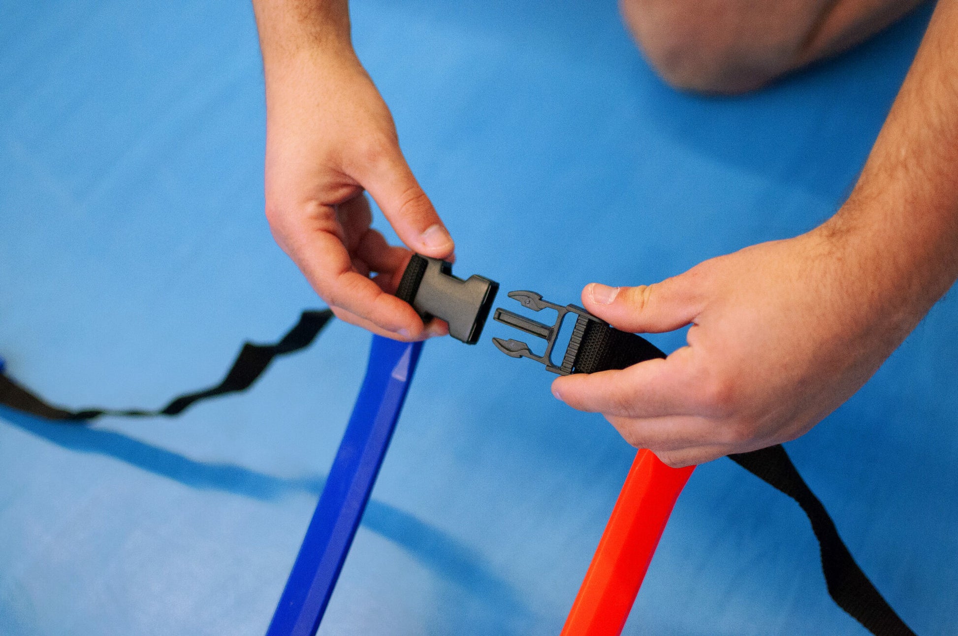 Powershot Kreuz-Koordinationsleiter - flach 4x2 m - machsport – Bild 