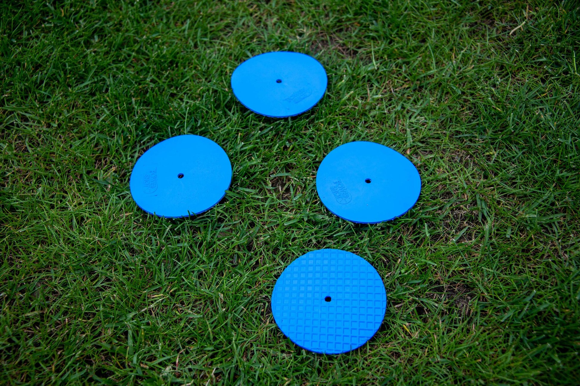 Powershot 24er-Set Markierungsscheiben, klein 10cm, blau – Bild 