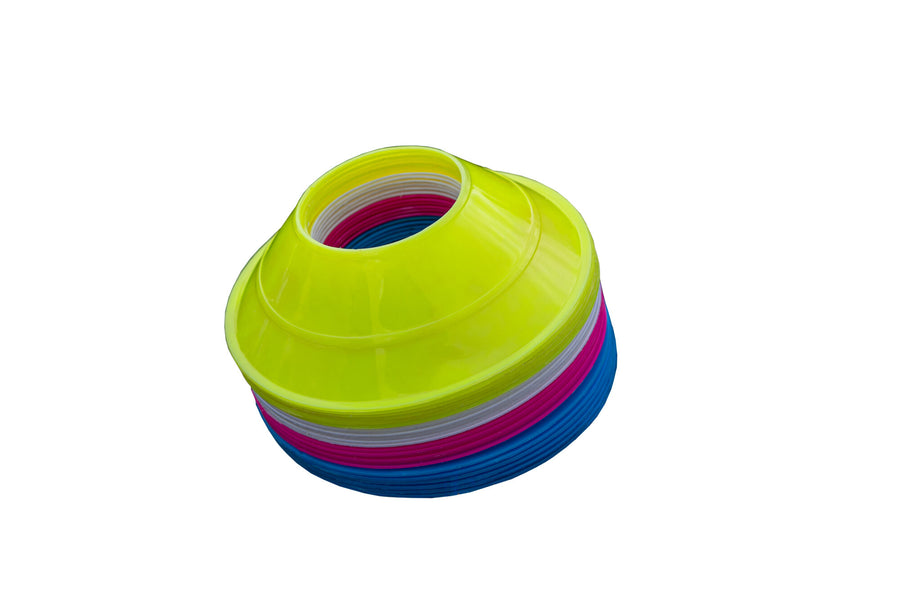Powershot Mini-Markierungshütchen flexibel - 12cm ? - 24er-Set - machsport