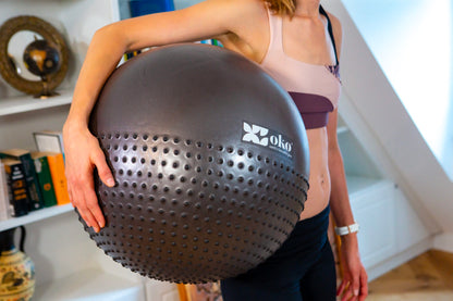 Powershot Gymnastikball - 55cm - rutschfest - machsport