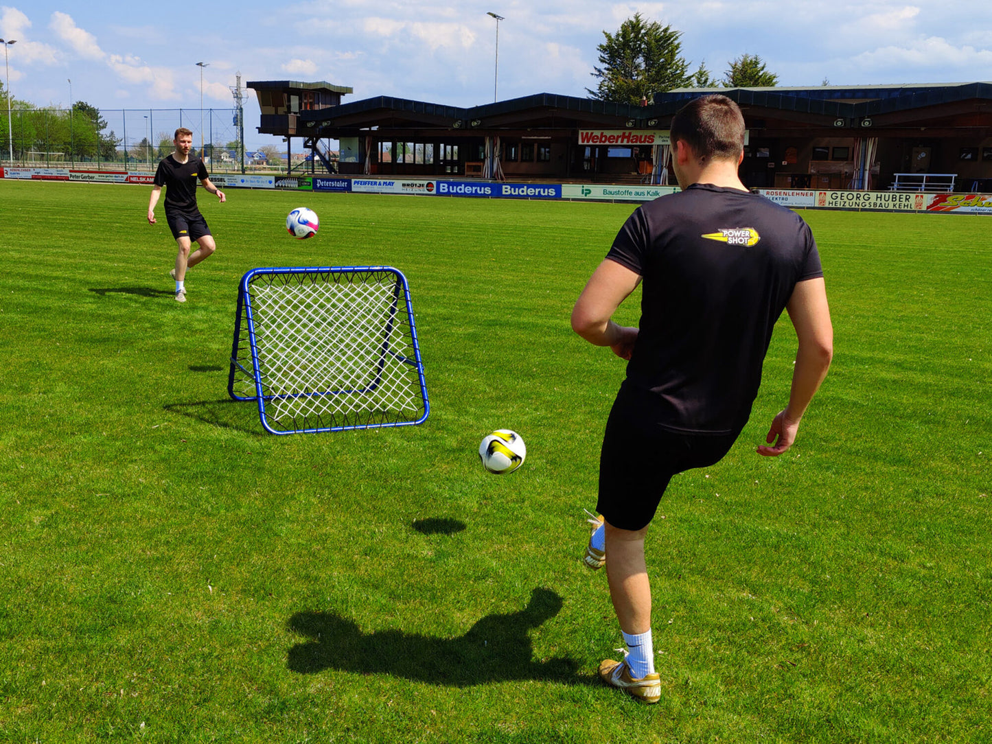 Powershot Doppelseitiger Tchouckball - Rückprallnetz - machsport