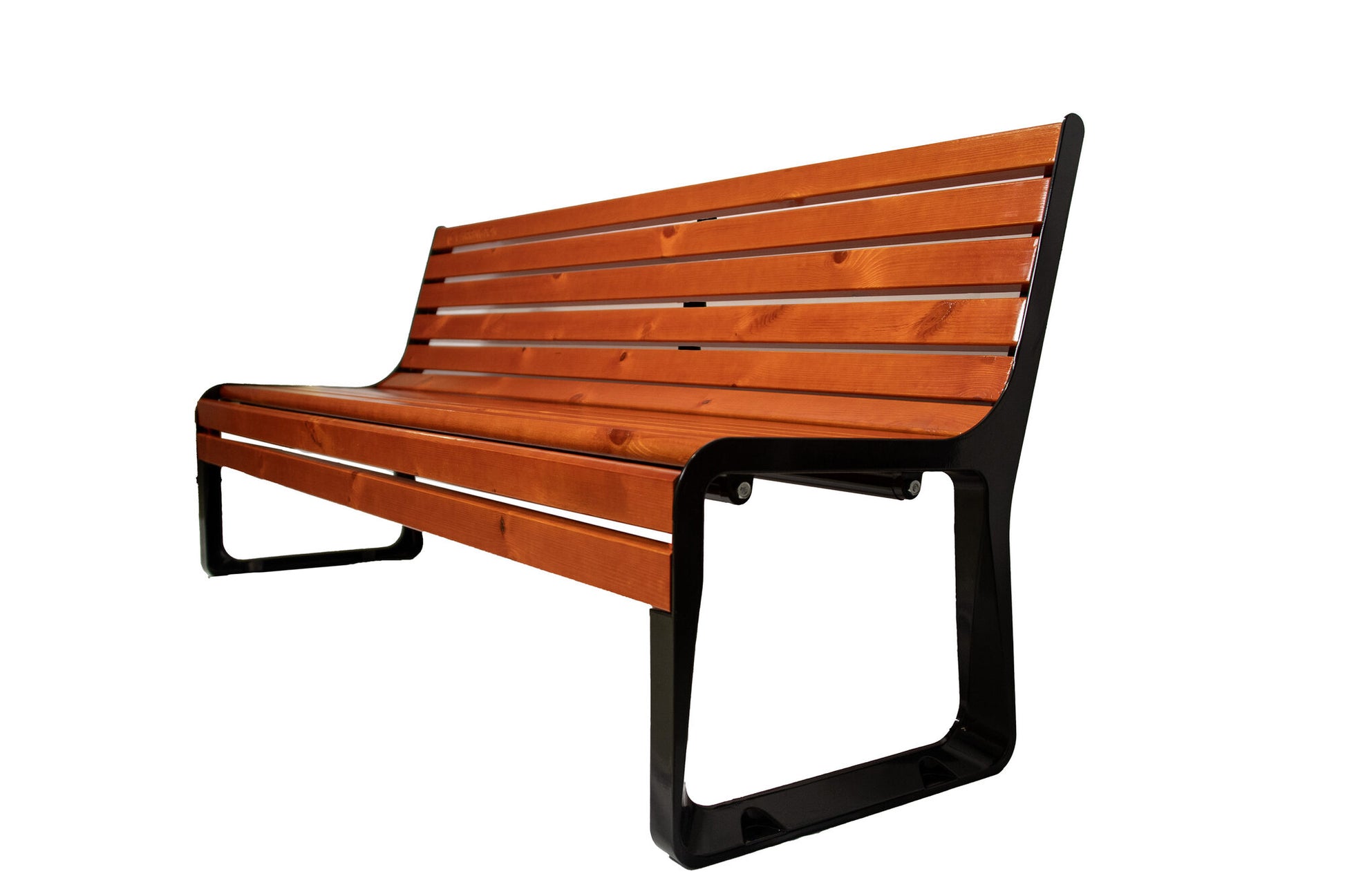 Powershot Premium-Tennisbank aus Holz mit Rückenlehne - 180 cm - machsport – Bild 