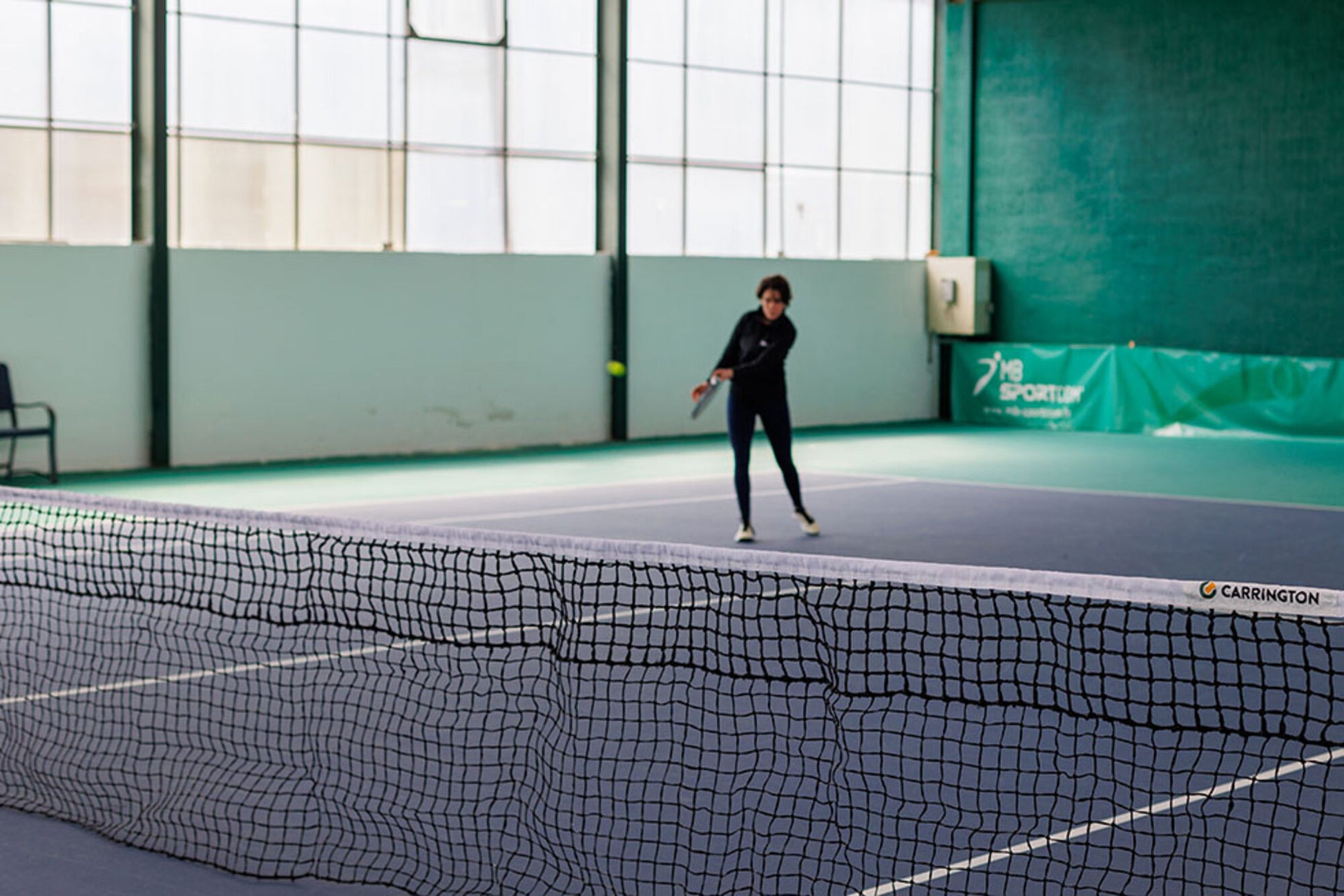 Powershot Tennisnetz  - Doppelreihe - machsport – Bild 