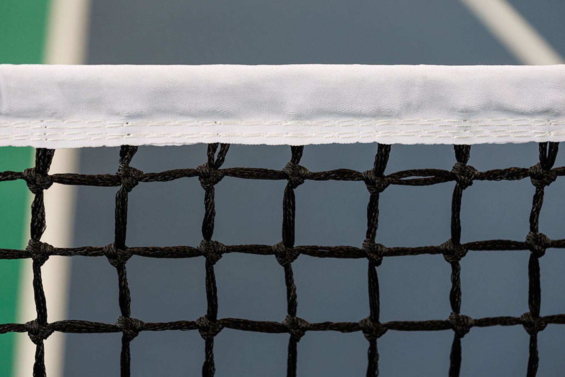 Powershot Tennisnetz - Doppelreihe - komplett verstärkt - machsport – Bild 