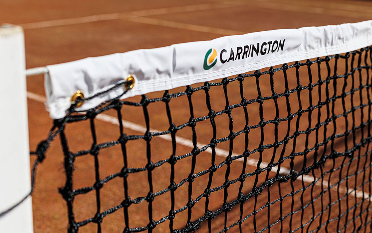 Powershot Tennisnetz  - Doppelreihe - Sandplatz - machsport