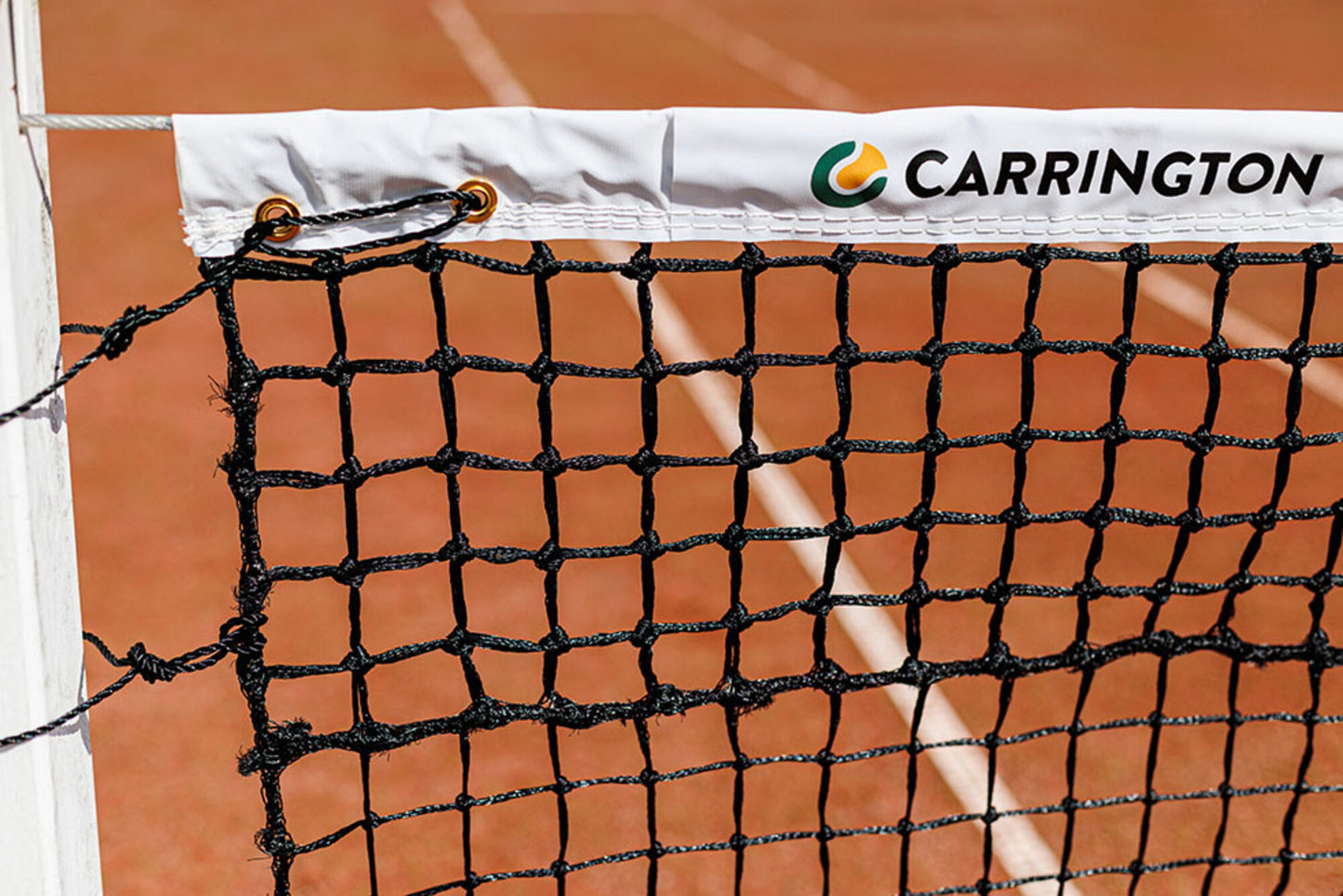 Powershot Tennisnetz  - Doppelreihe - Sandplatz - machsport