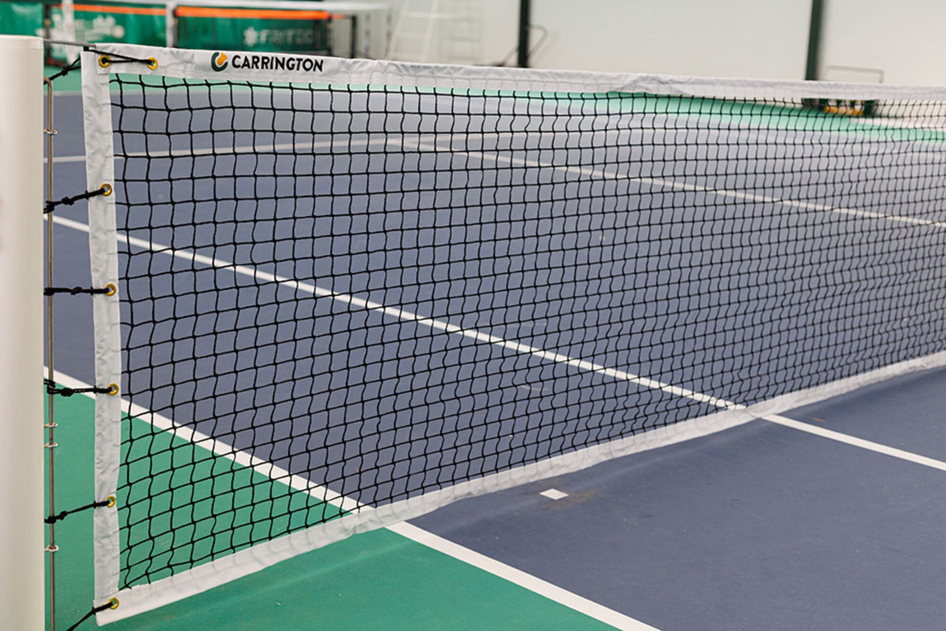 Powershot Tennisnetz - Turnier - komplett verstärkt - machsport – Bild 