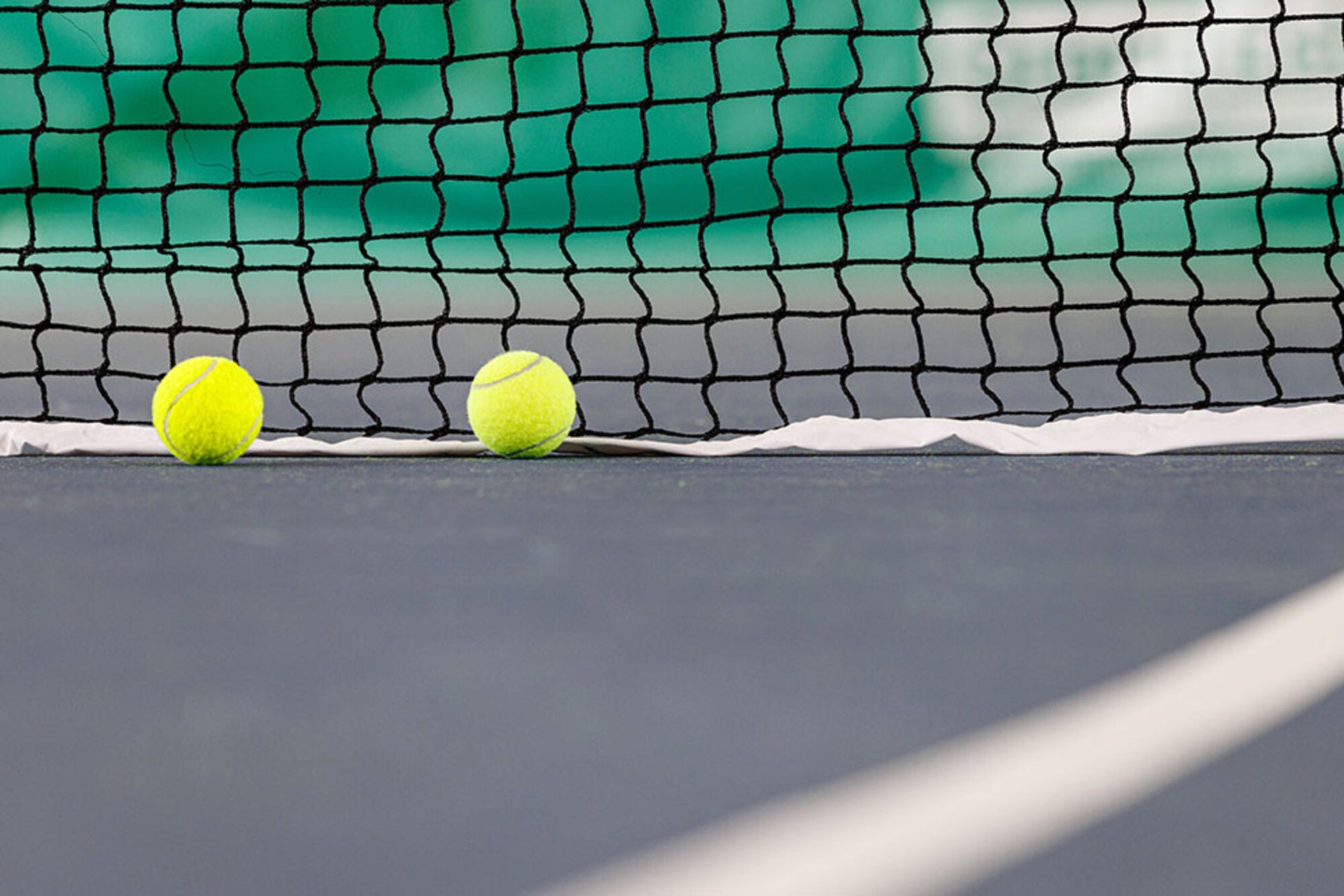 Powershot Tennisnetz - Turnier - komplett verstärkt - machsport – Bild 