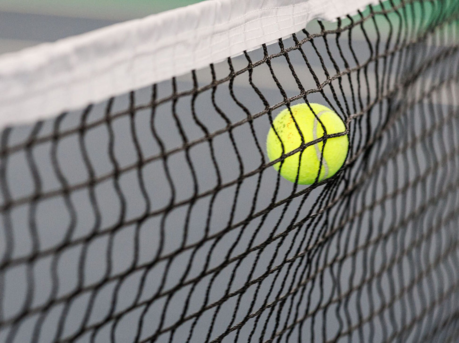 Powershot Tennisnetz - Turnier - komplett verstärkt - machsport – Bild 