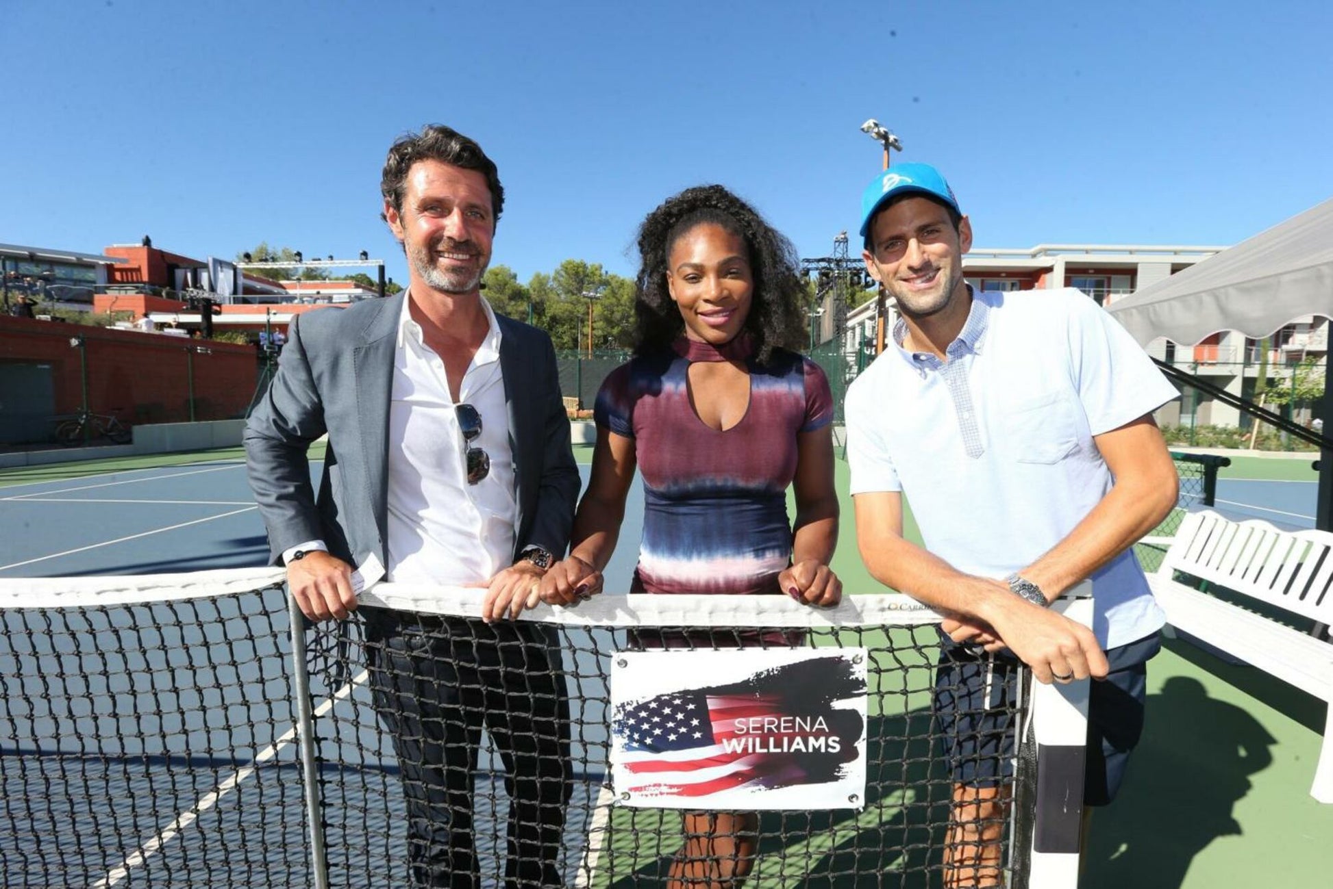 Powershot Tennisnetz - Turnier - komplett verstärkt - machsport – Bild 