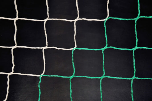 Powershot Fußballnetz - 11er Tor - Europäisch, 7,32 x 2,44 Meter - 4mm Weiß/Grün – Default Title