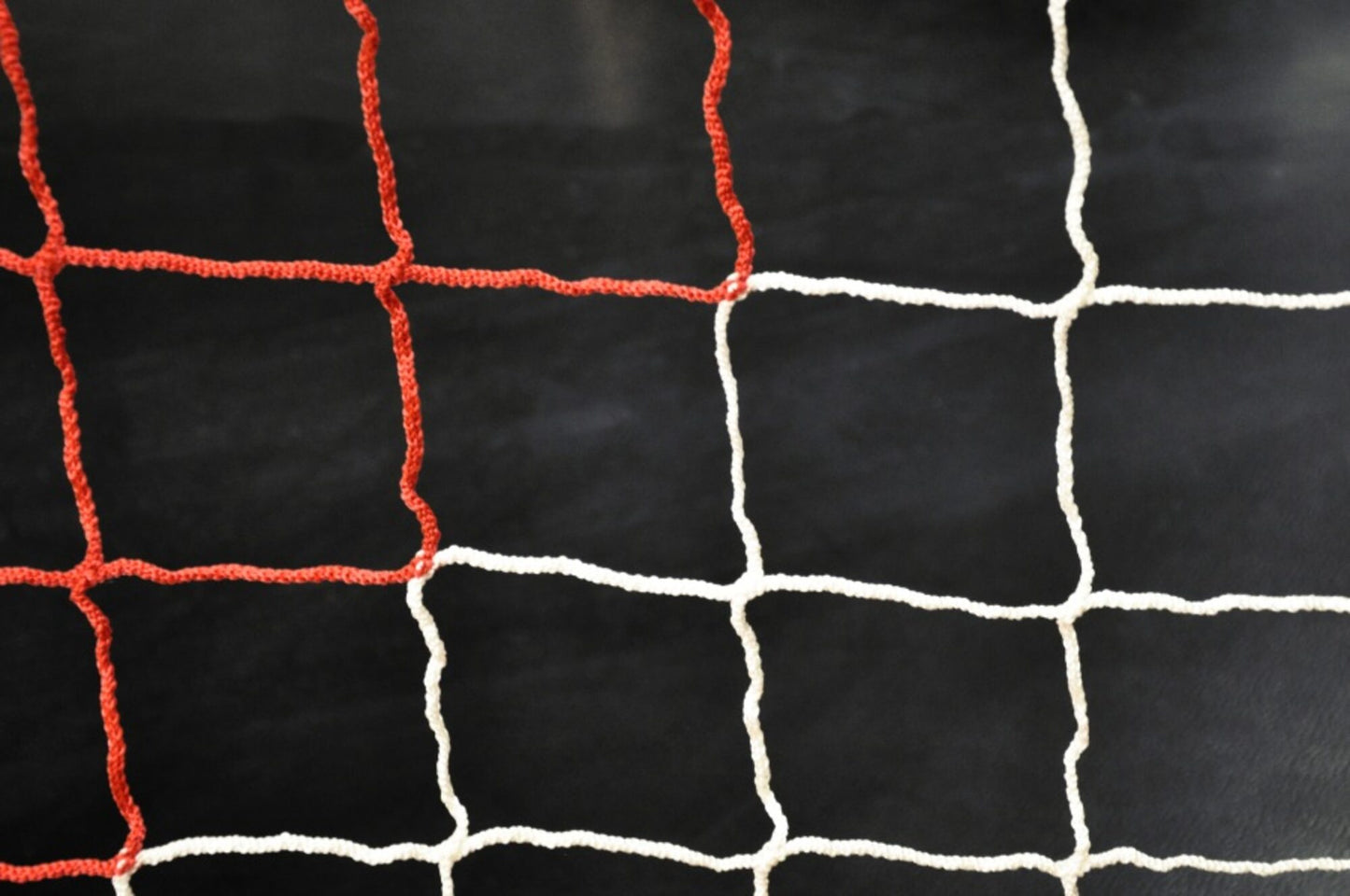Powershot Fußballnetz 5 x 2 m Rot/Weiß - machsport