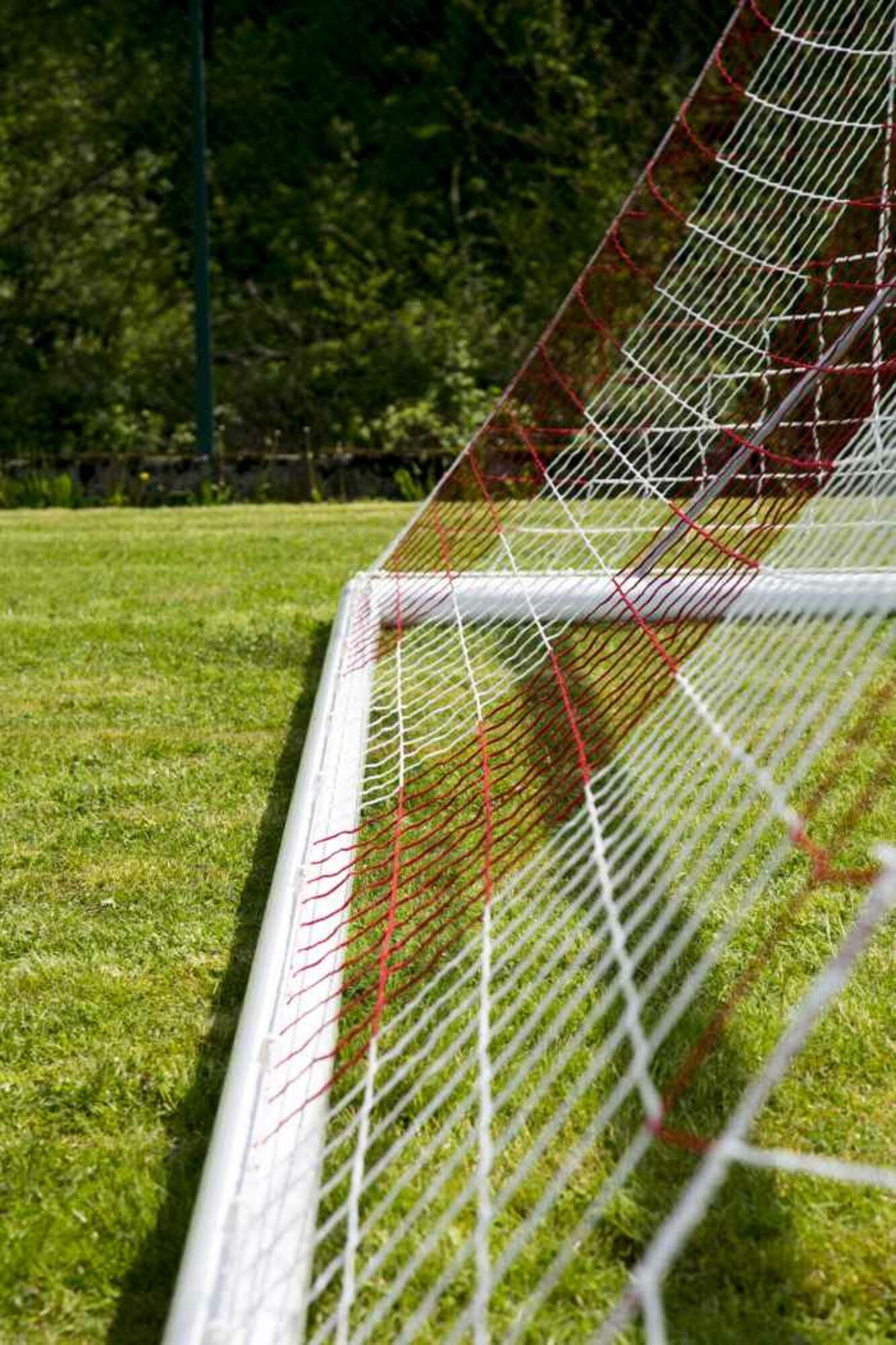 Powershot Fußballnetz 5 x 2 m Rot/Weiß - machsport – Bild 