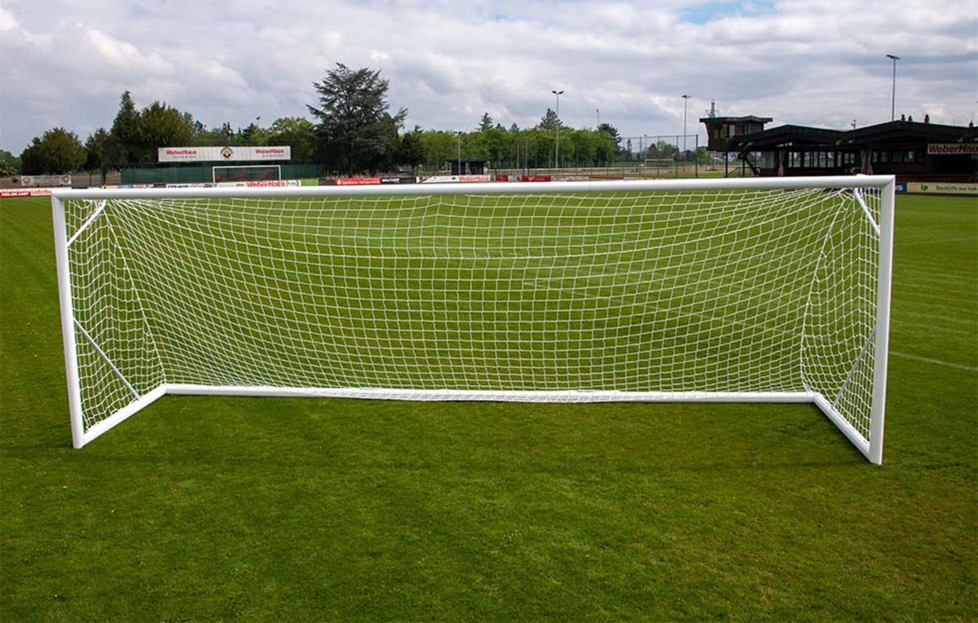 Powershot Fußballnetz 6 x 2,1 m - Weiß - machsport – Bild 