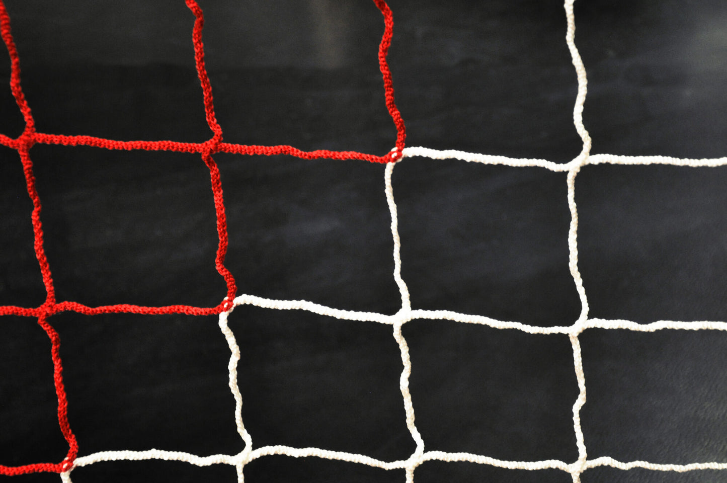 Powershot Fußballnetz 6 x 2,1 m - Weiß/Rot - machsport