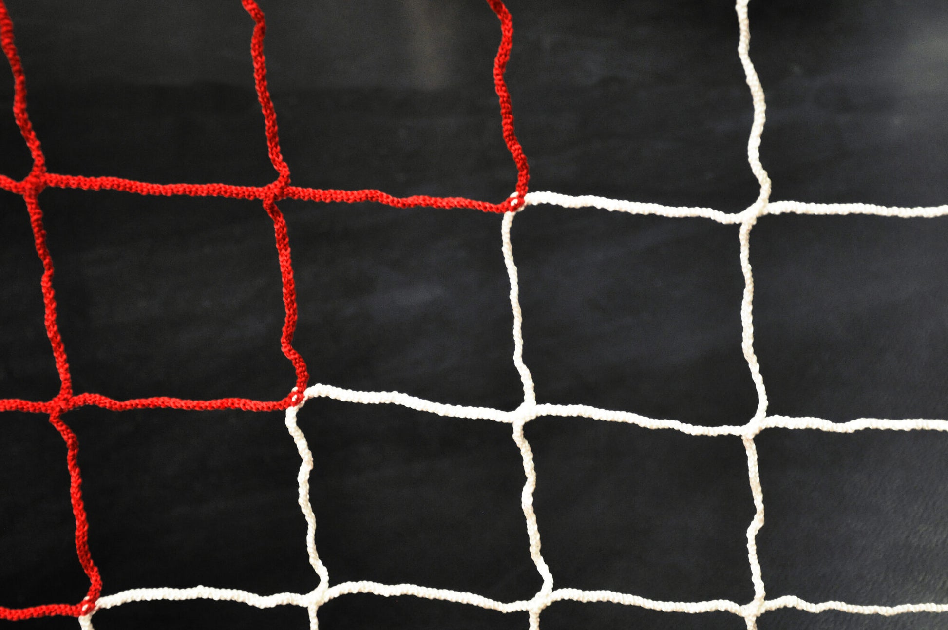 Powershot Fußballnetz 6 x 2,1 m - Weiß/Rot - machsport – Bild 