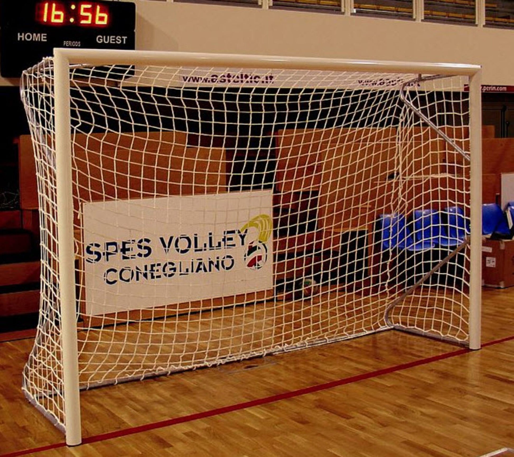 Powershot Futsal-Netz 3 x 2 m - 3mm - Weiß - machsport – Bild 