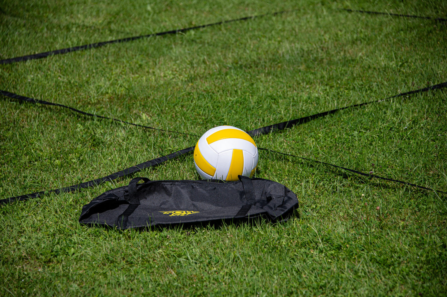 Powershot Volleyball Fun Netz-Set  - Crossover - Höhenverstellbar - machsport