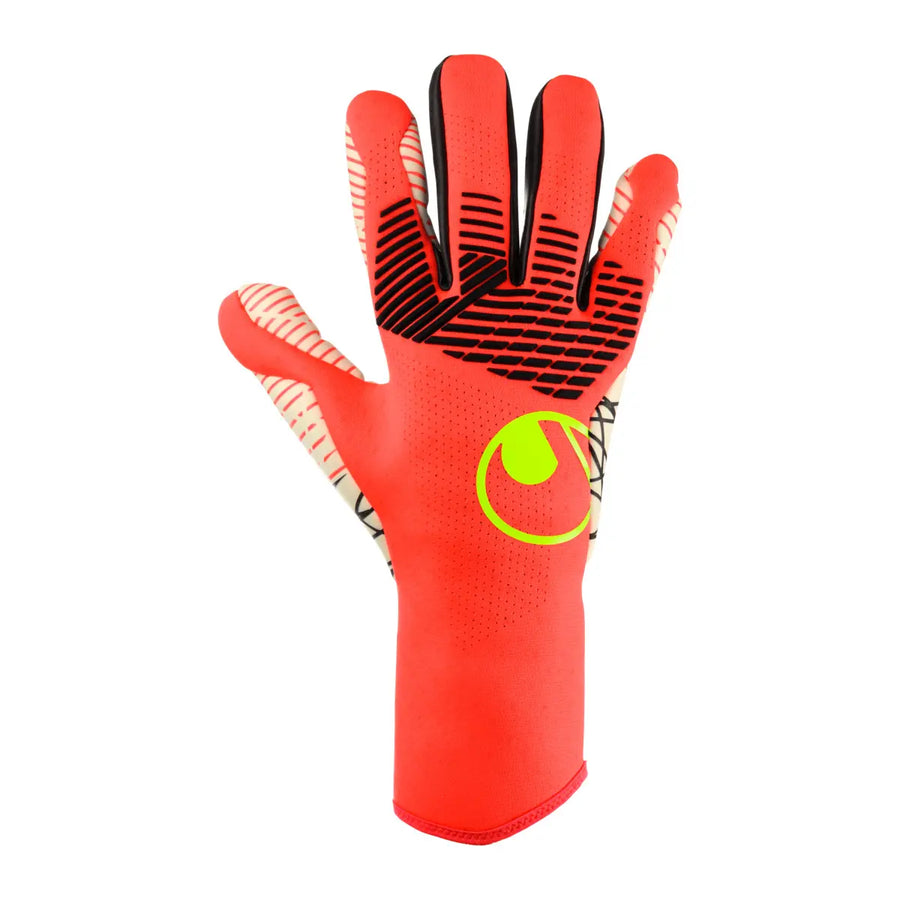 Uhlsport Torwarthandschuhe FM ZNE Ultragrip HN, High-Performance Handschuhe mit Ultragrip und Half Negative Schnitt - machsport