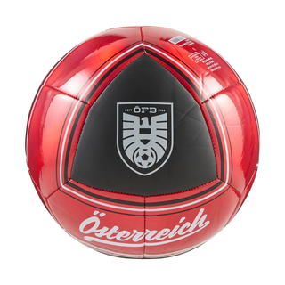 Fußball von Puma mit ÖFB-Culture-Design, Vorderansicht, hochwertiges Material, ideal für Fußballspiele und Training.