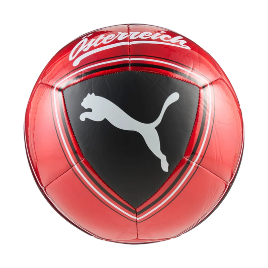 ÖFB Culture Ball – Rückansicht – Black-Burnt Red / 5