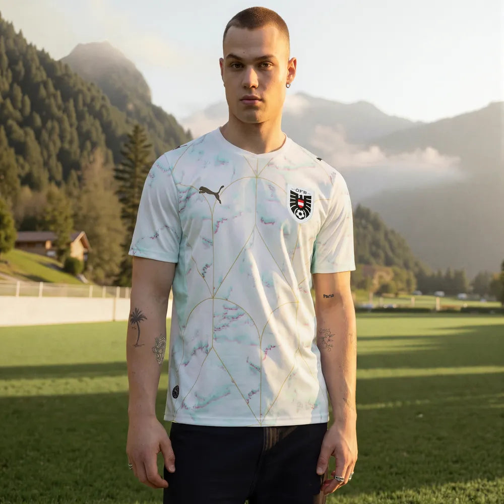 ÖFB Herrenfußballshirt Away Jersey Replica - machsport – Bild 