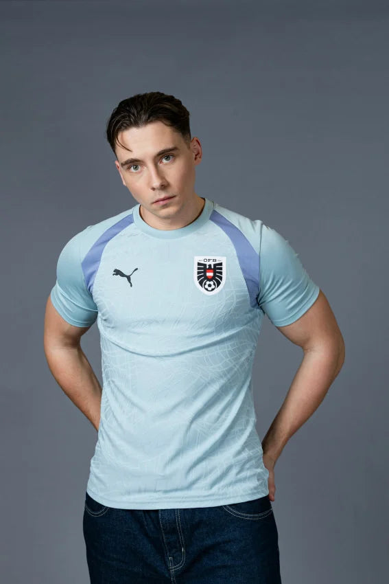 ÖFB  Herrenfußballshirt Training Jersey - machsport – Bild 