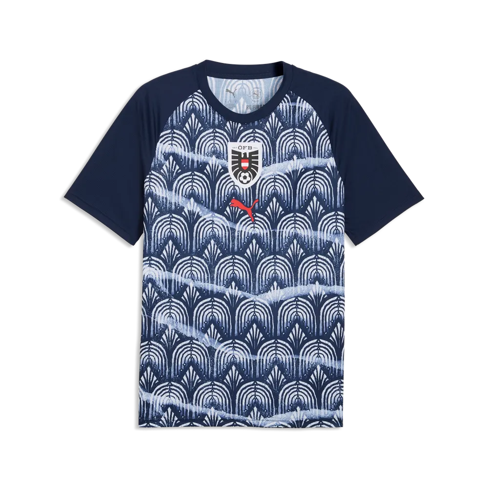ÖFB Herrenfußballshirt Warm Up Jersey - machsport – Bild 