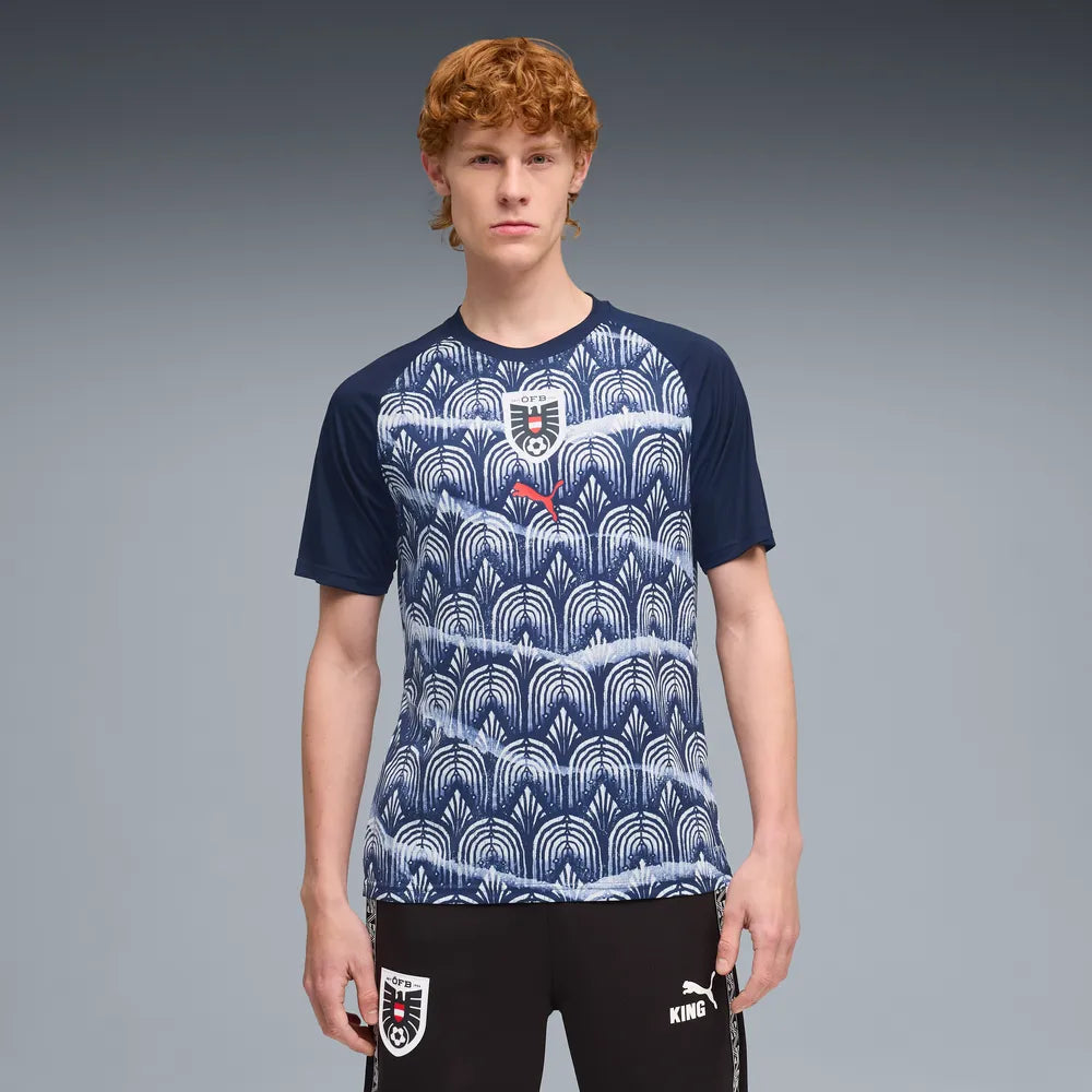 ÖFB Herrenfußballshirt Warm Up Jersey - machsport – Bild 