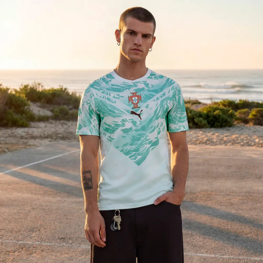 Portugal Herrenfußballshirt FPF Away Jersey Replica - machsport