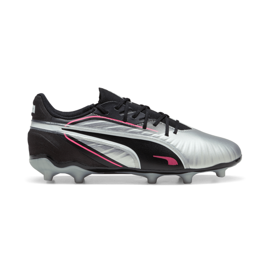 Puma Kinderfußballschuhe King Match FG/AG Jr. – silber / 28