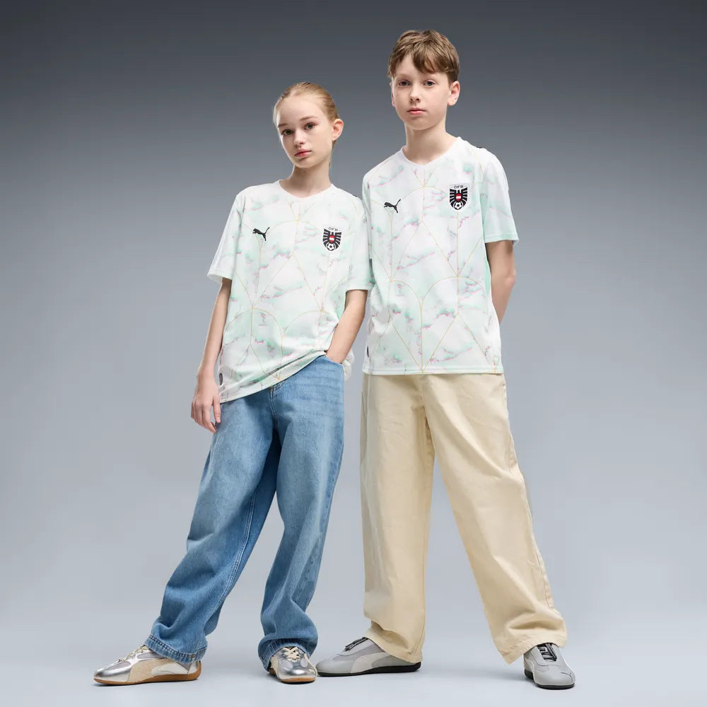 ÖFB Kinderfußballshirt Away Jersey Replica - machsport – Bild 