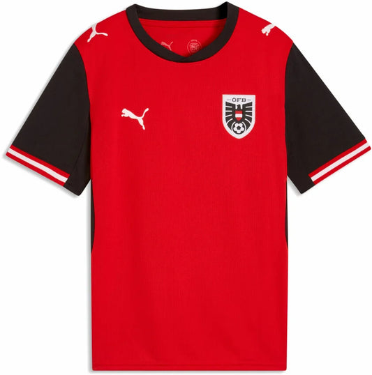 Österreich ÖFB Kindertrikot Home Jersey Replica 2026 – rot / 152