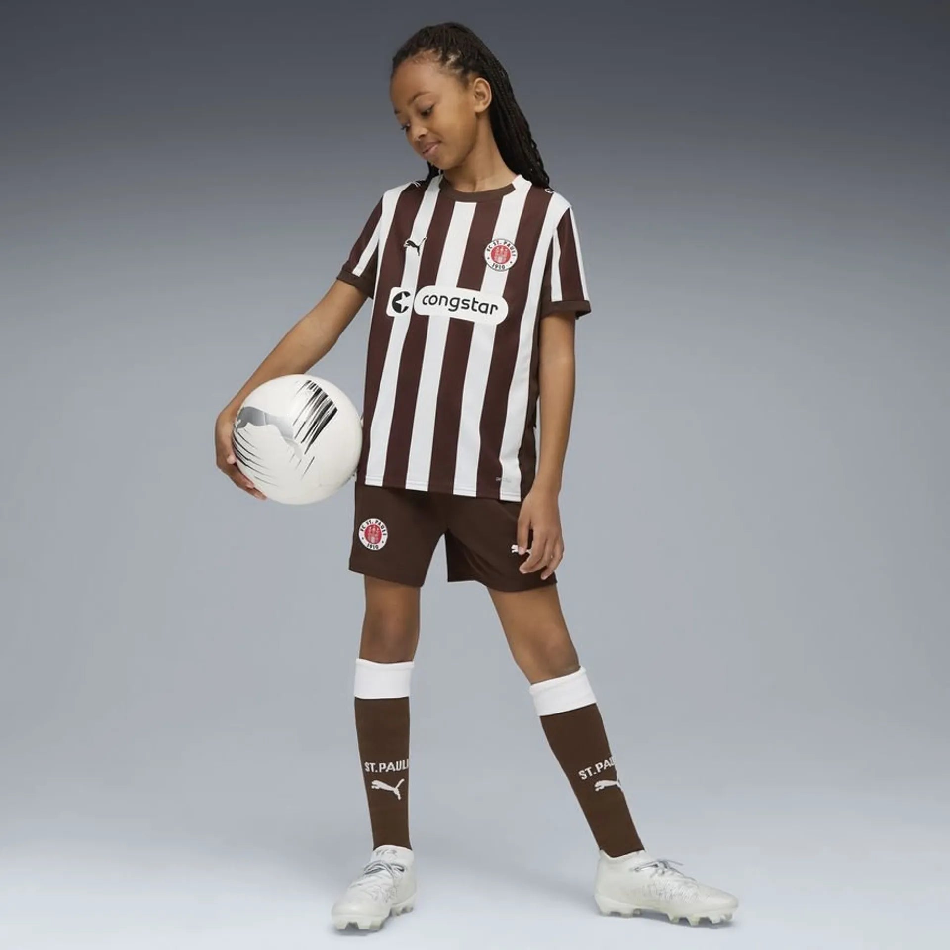 FC St. Pauli Shorts Replica 25/26 Kids - machsport – Bild 