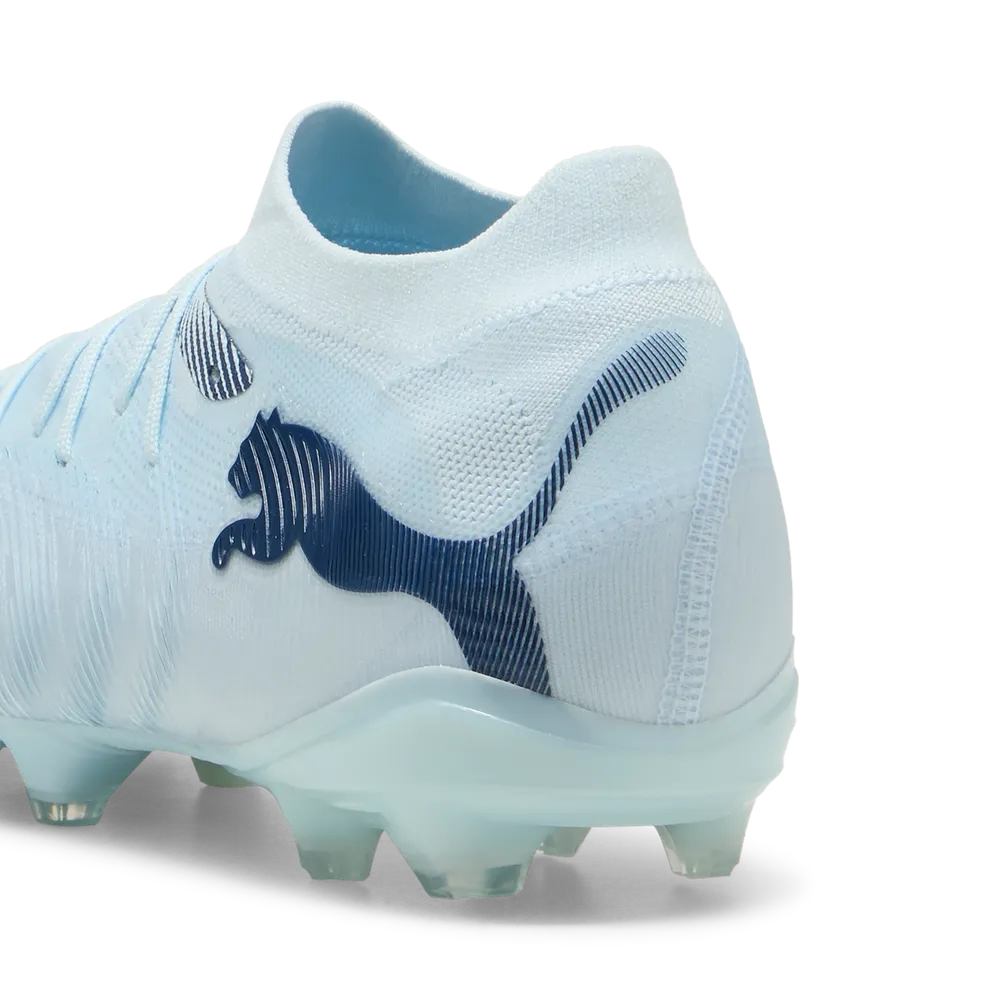 Rückansicht der Puma Future 9 Match Fußballschuhe für Rasen und Kunstrasen, schwarze Fußballschuhe vom Sportmarke Puma – Bild 
