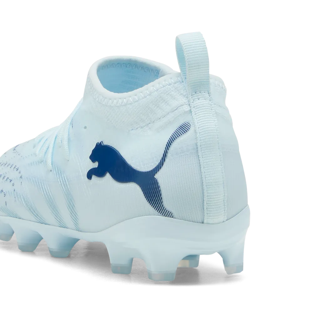 Puma Kinderfußballschuhe Future 9 Match FG/AG Rückansicht, Rasen- und Kunstrasenfußballschuhe für Kinder – Bild 