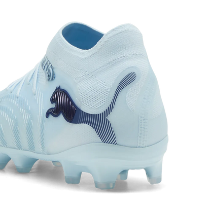 Puma Kinderfußballschuhe Future 9 Pro FG/AG Rückansicht auf Rasen- und Kunstrasenfußballschuhe für Kinder