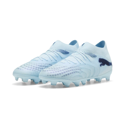 Puma Kinderfußballschuhe Future 9 Pro FG/AG mit Schnürung und stabiler Sohle für Rasen- und Kunstrasen.