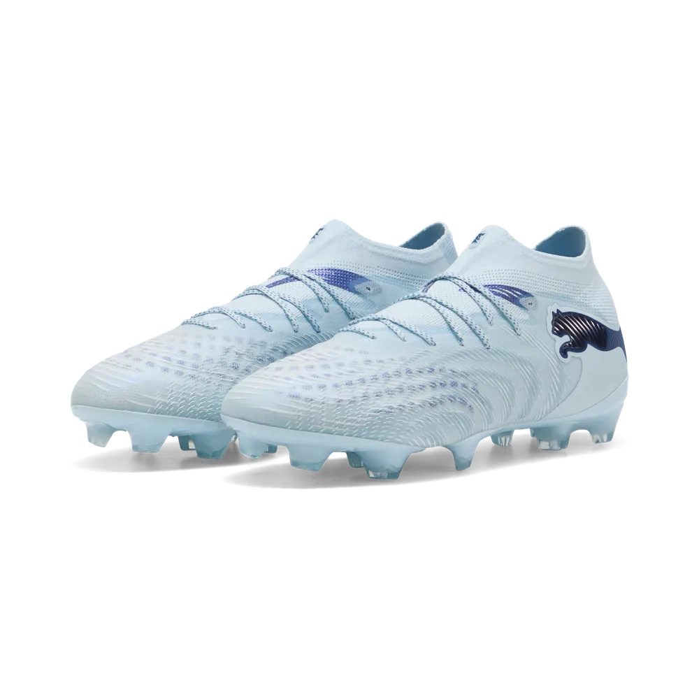 Puma Future 9 Ultimate FG Rasenfußballschuhe, Vorderansicht, leichte Fußballschuhe für Rasen, sportlicher Style