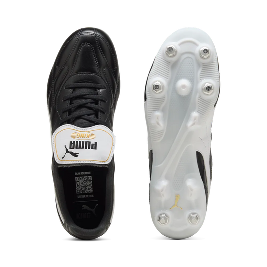 Puma Fußballschuhe King Top MxSG – Rückansicht – schwarz / 41