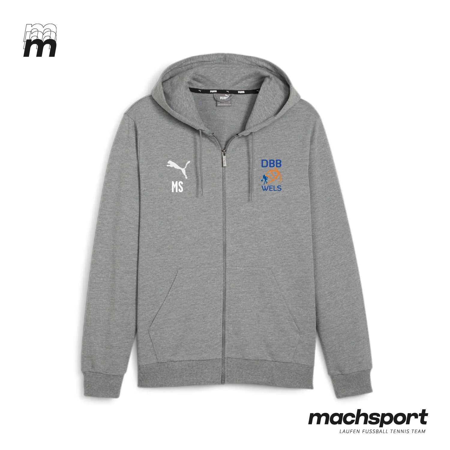 DBB Wels Zip-Hoody Damen - machsport – Bild 