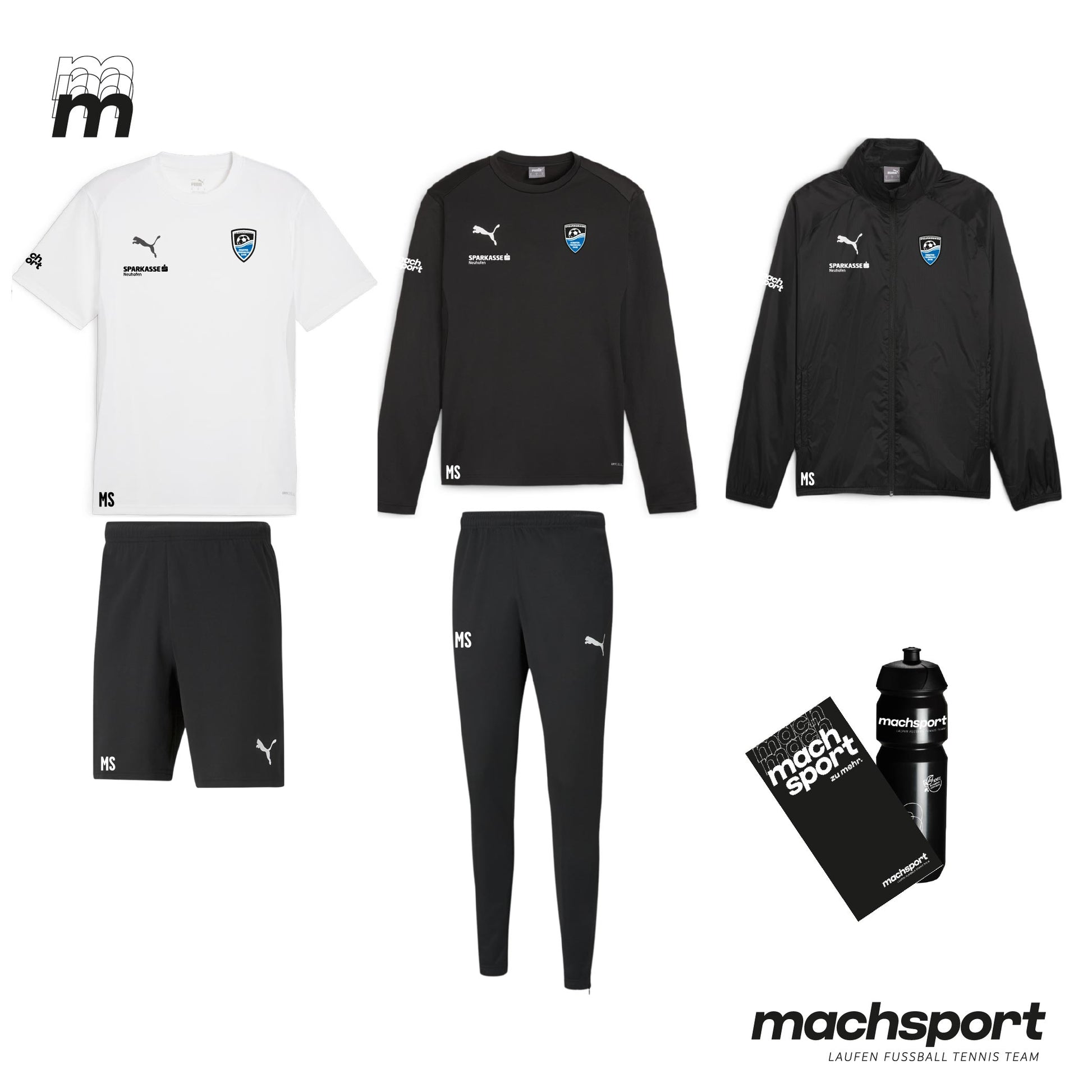 SPV Kematen-Piberbach/Rohr Trainingsset Shirt weiß - machsport – Bild 