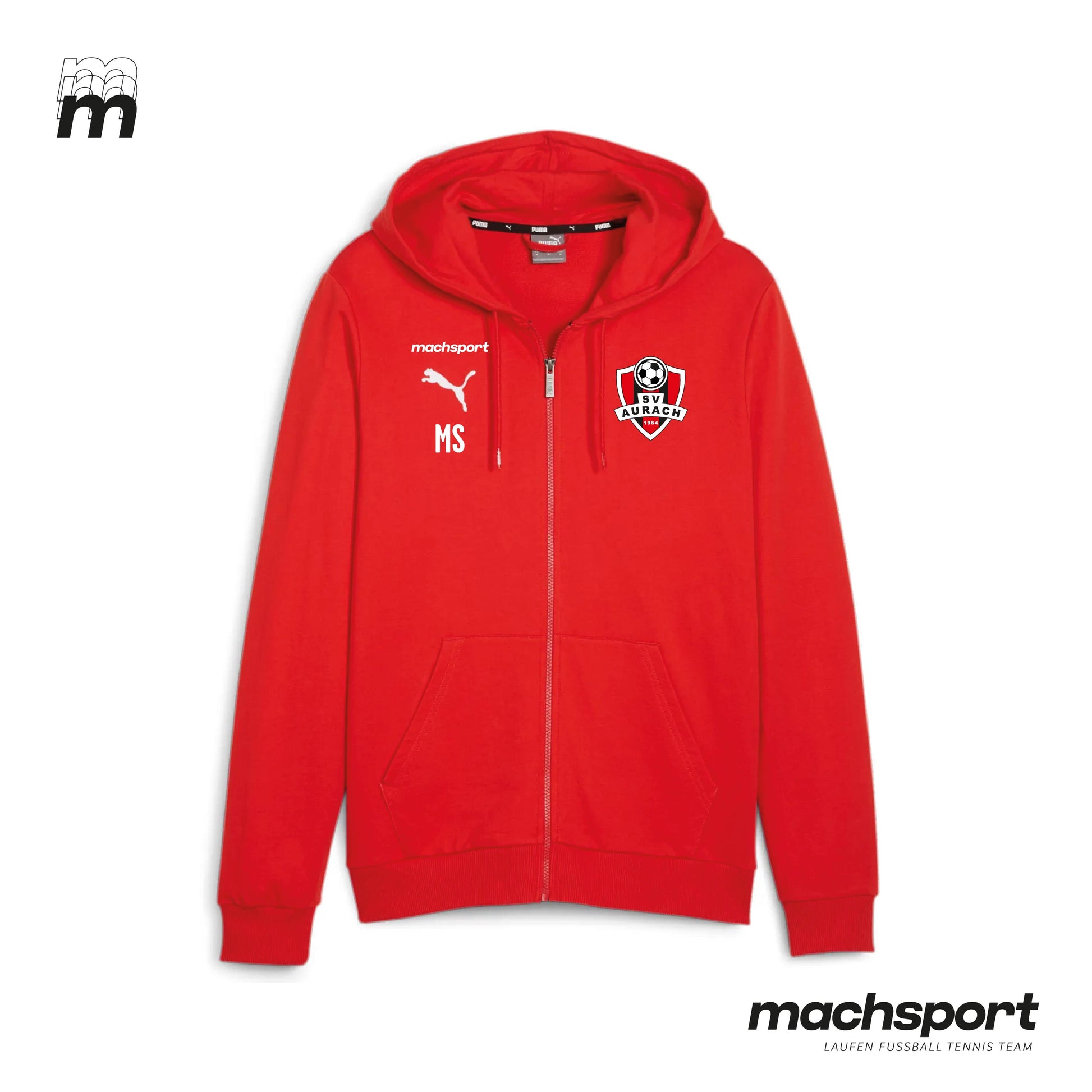 SV Aurach Zip-Hoody - machsport – Bild 