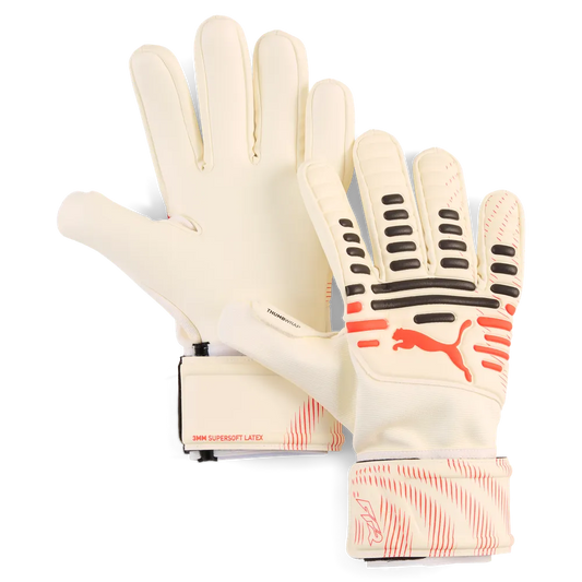 Puma Torwarthandschuhe Future Match NC, Sugared Almond-PUMA Black-Ultra Red – ohne Farbe / 5