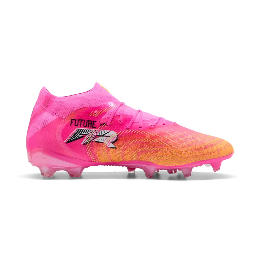Puma Fußballschuhe Future 9 Pro FG/AG, Poison Pink-Sun Stream-Bright – Bild 