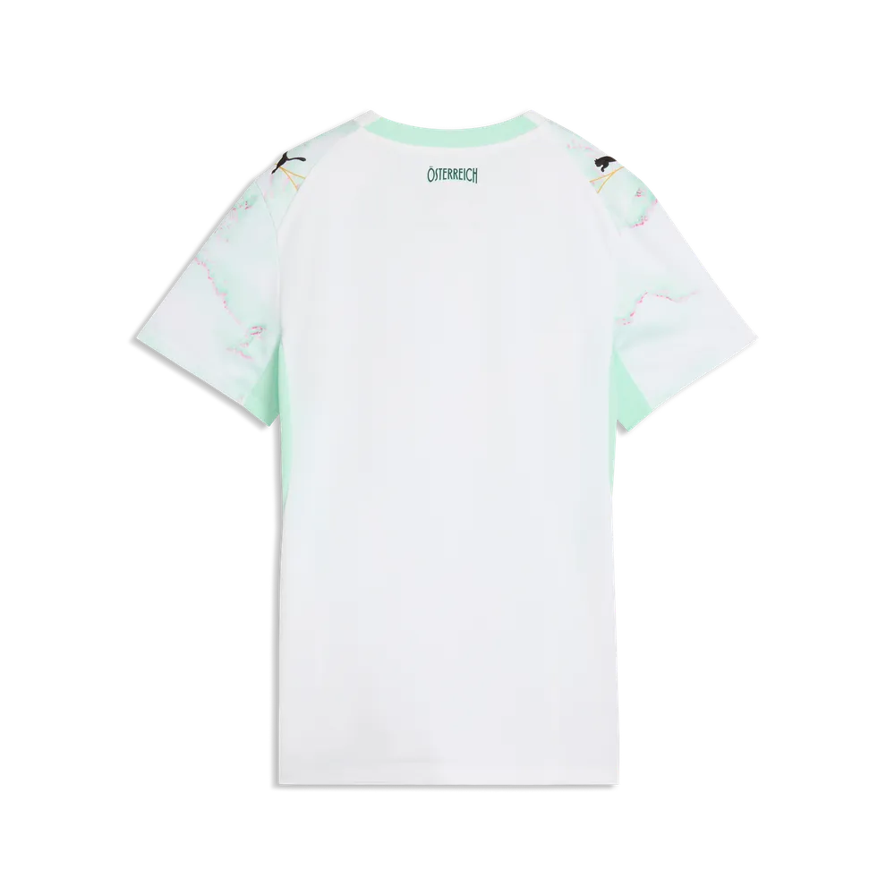 Österreich Damenfußballshirt ÖFB Away Jersey Replica, Auswärtstrikot für Spiel und Fan Einsatz mit DRYCELL und Teamdesign - machsport